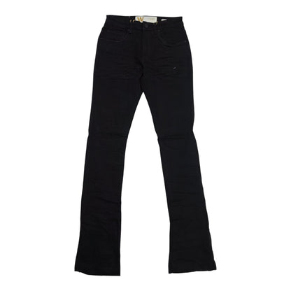WAIMEA MEN'S STACKED JEANS JET BLACK M8211D