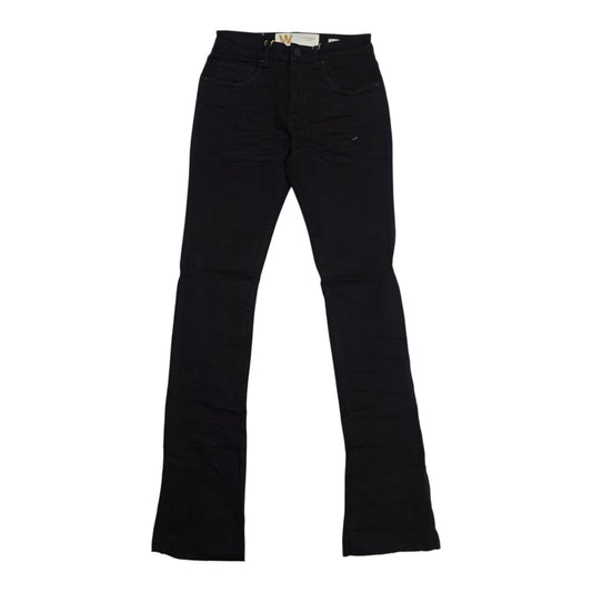 WAIMEA MEN'S STACKED JEANS JET BLACK M8211D