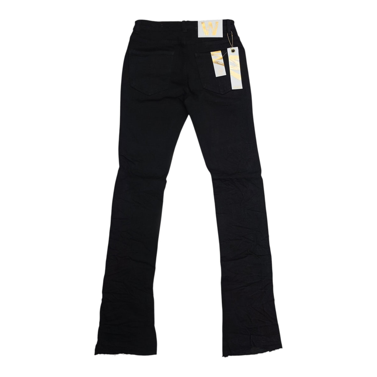 WAIMEA MEN'S STACKED JEANS JET BLACK M8211D
