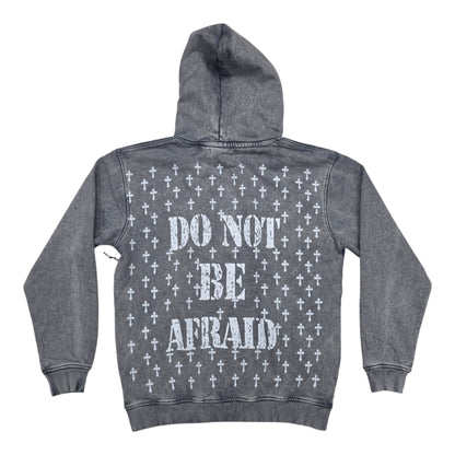 BLACK LIGHT MEN’S WANTED SKULL 550 GSM FRENCH TERRY HOODIE 26825