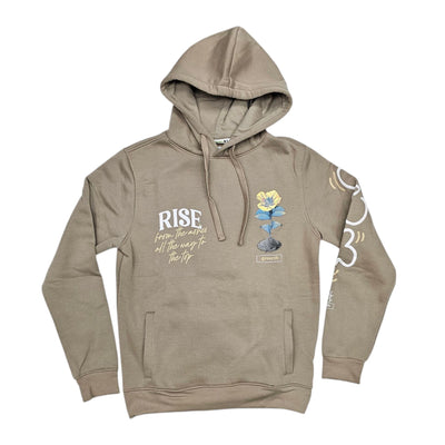 RISE AGAIN HOODIE TAUPE (SLIM SIZEN UP) UF4657