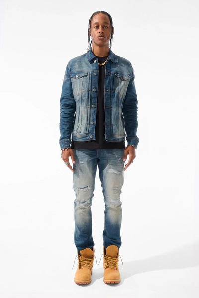 MEADOWLANDS DENIM TRUCKER JACKET DESERT BLUE JJ1220R