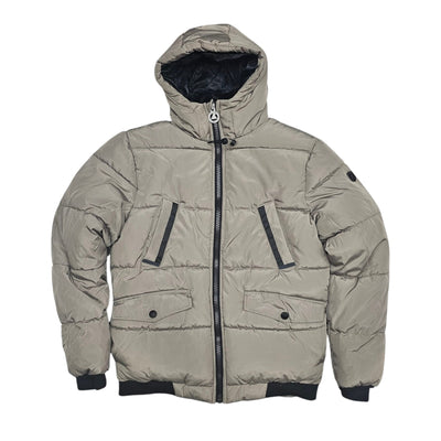 AWAKNLAND NYLON HOOD JACKET STONE AM2055