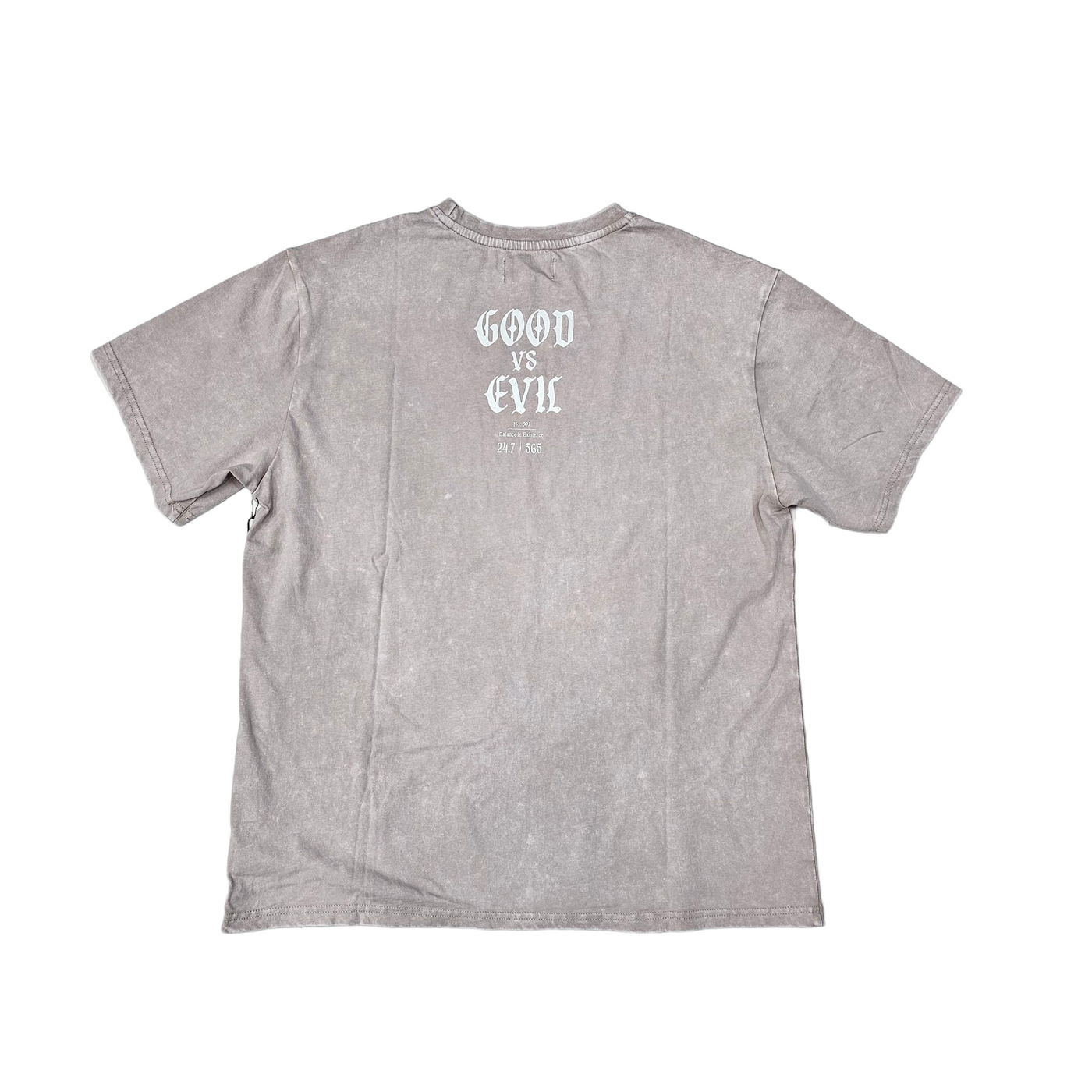 Highly Undrtd Good VS Evil T-Shirt Vintage Wash US4114W