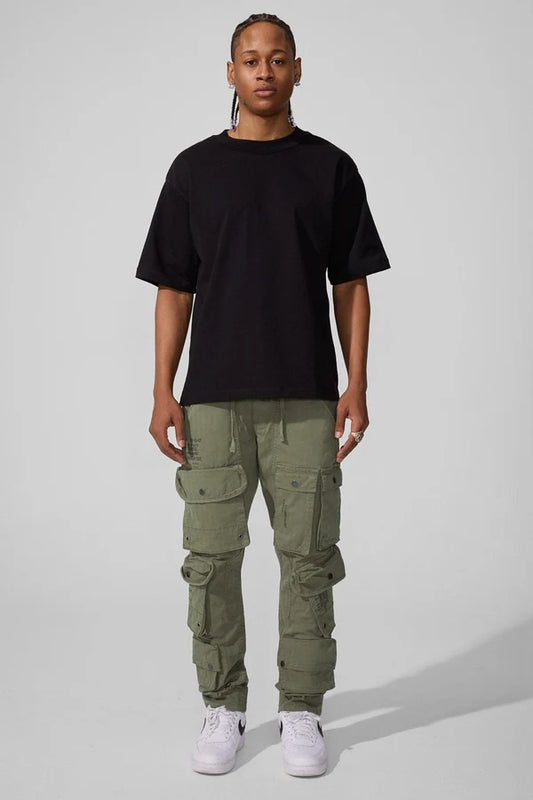 Slim Taper Fit - Defcon Cargo Pants (Olive) 5683M