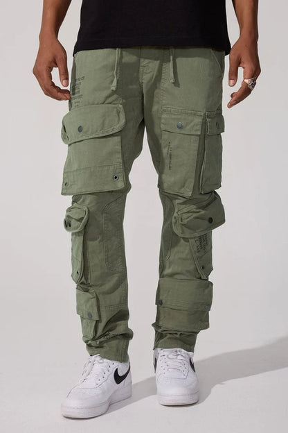 Slim Taper Fit - Defcon Cargo Pants (Olive) 5683M