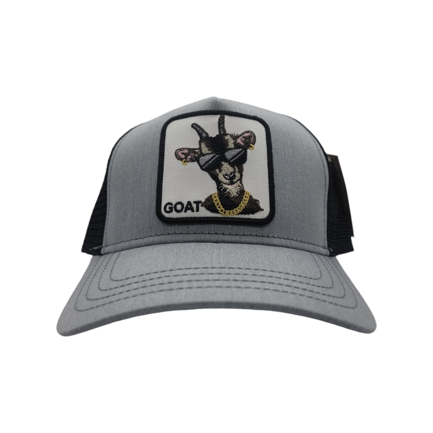 GOAT TRUCKER HAT GREY