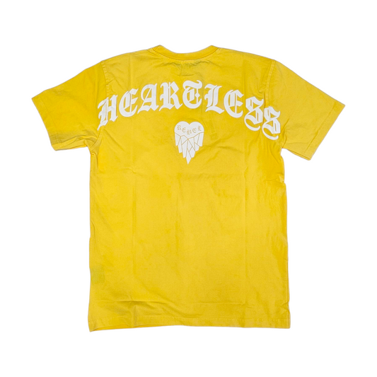 Rebel Short Set Acid Wash Heartless Gold