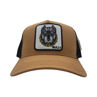 KBETHOS BULLY DOG TRUCKER HAT KHAKI