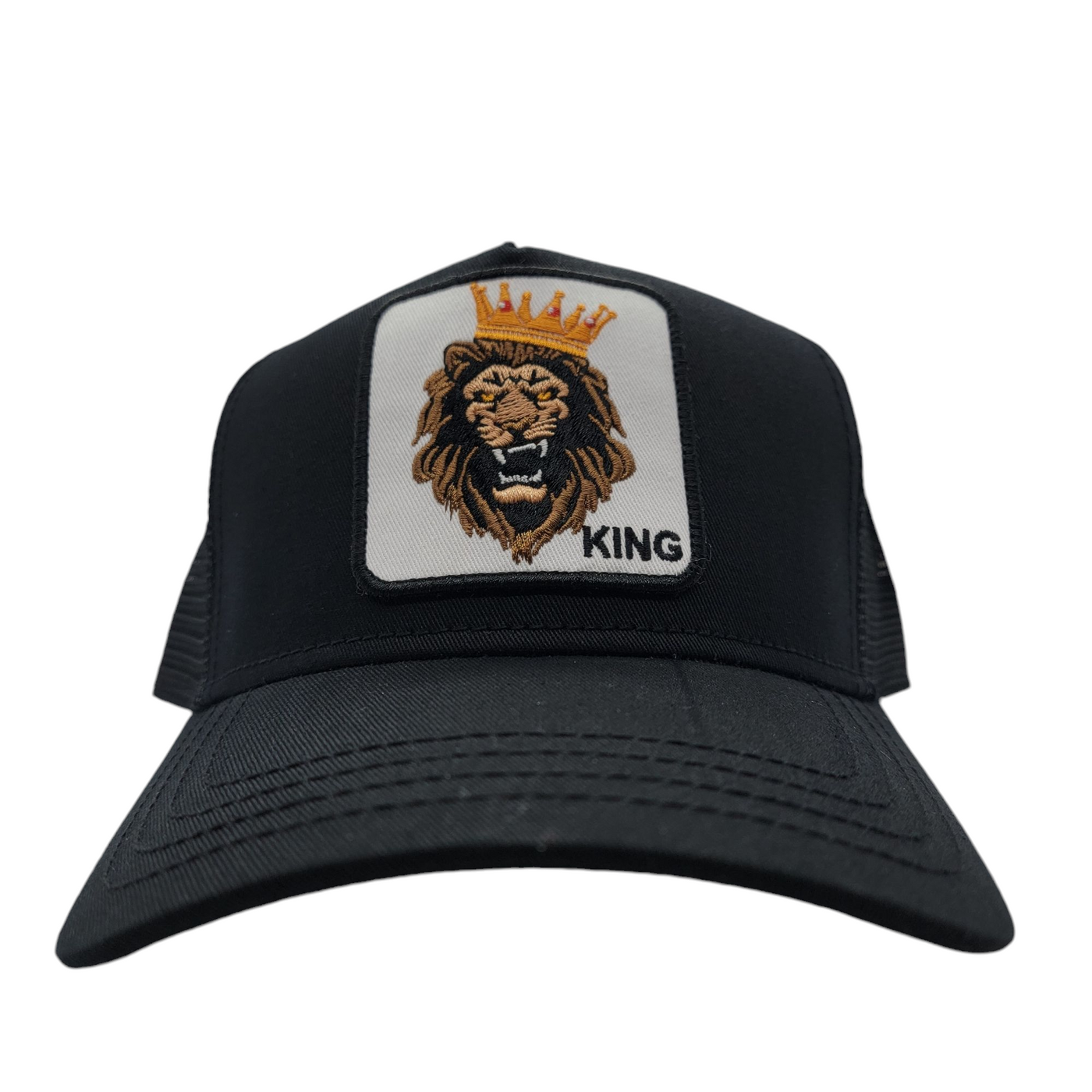 KBETHOS LION KING TRUCKER HAT BLACK