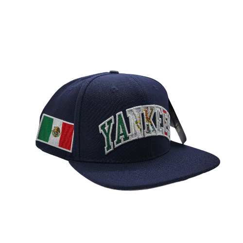 New York Yankees Mexico Wordmark Snapback Hat
