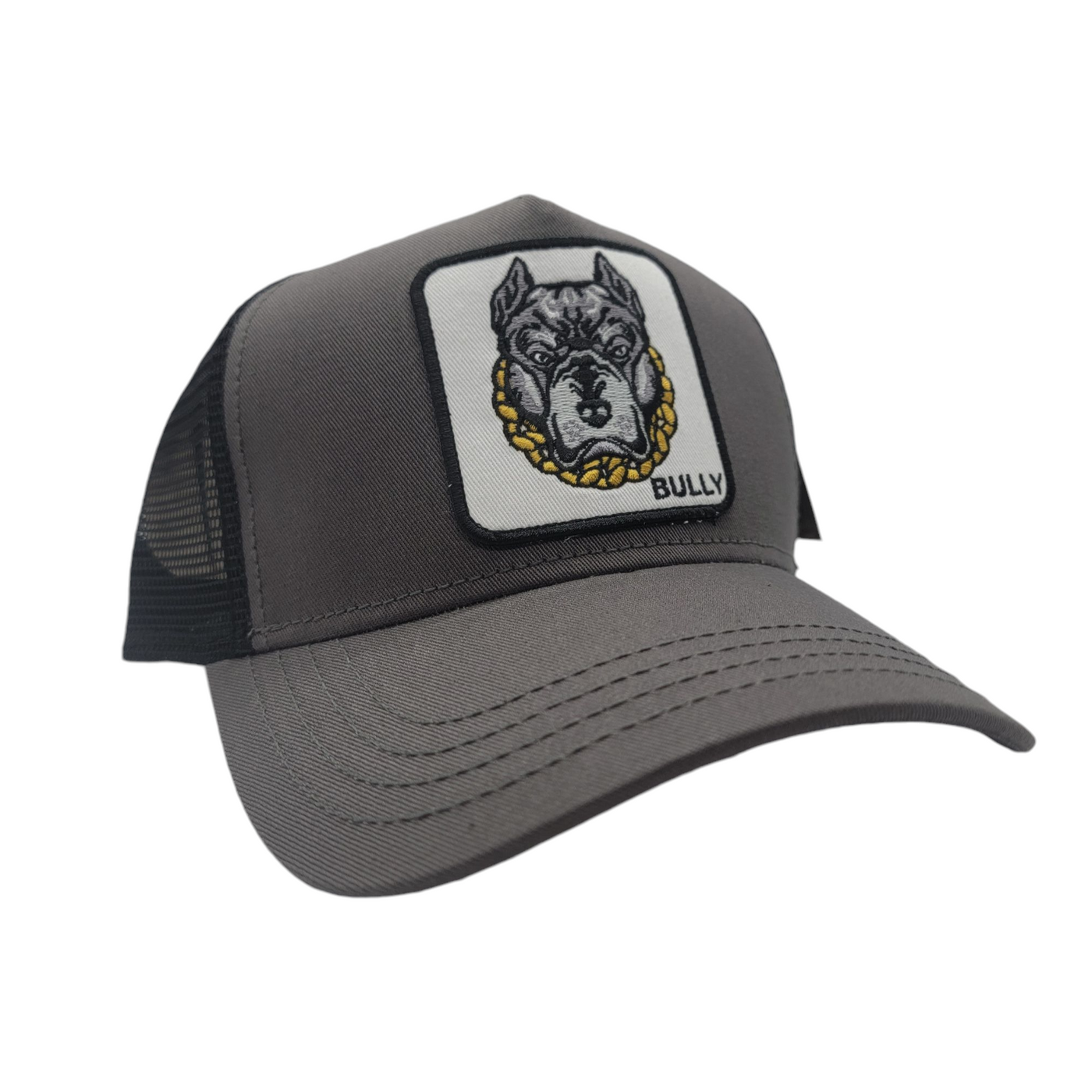 KBETHOS BULLY DOG TRUCKER HAT GREY