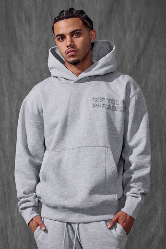 SYIP SWEATSUIT SET STACKED PANTS GREY