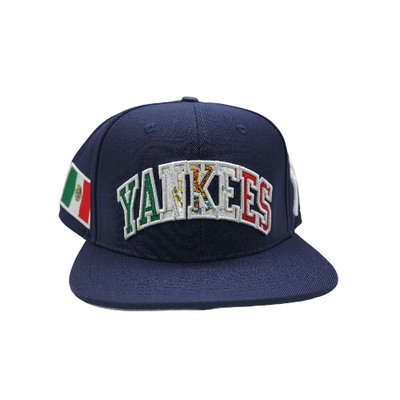 New York Yankees Mexico Wordmark Snapback Hat