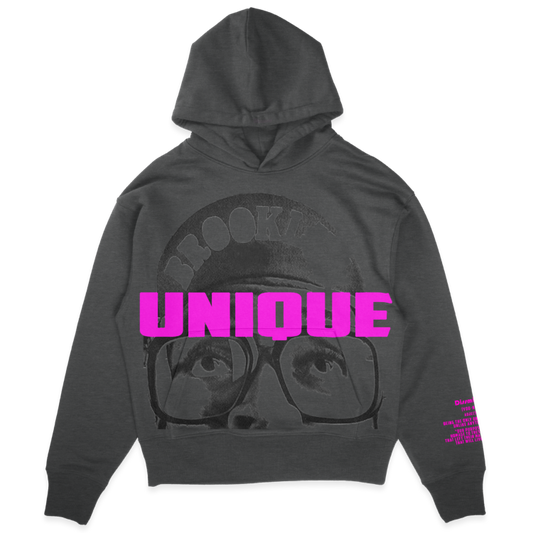 Unique Spike Pigment Hoodie