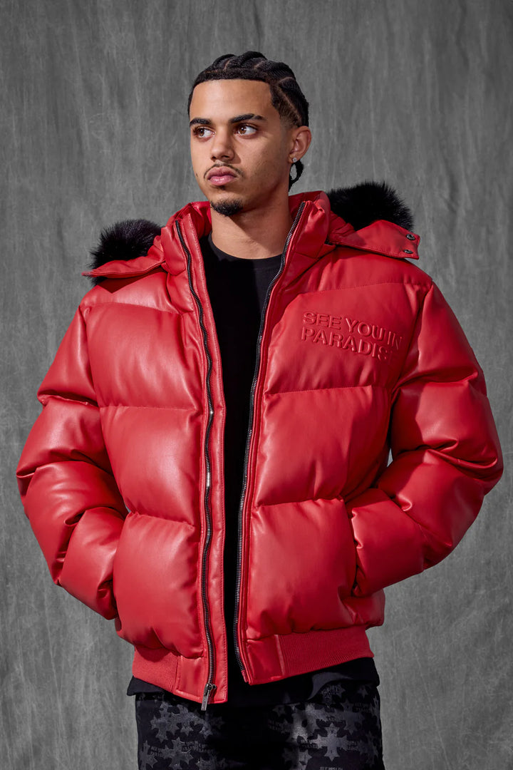 【新品未使用】SAPEUR PUFFダウンジャケット　RED XL VANIA - SHORT PUFFER RIO RED | Parajumpers®