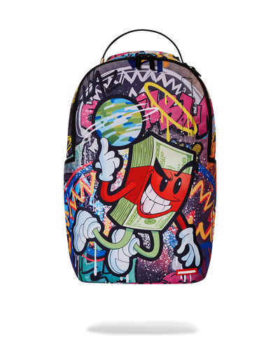 SPRAYGROUND MONEY MAKES THE WORLD GO ROUND DLXV BACKPACK