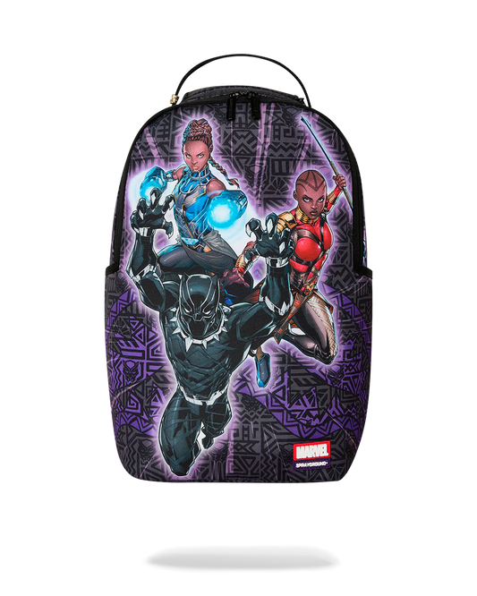SPRAYGROUND BLACK PANTHER OFFICIAL COLLAB - NEVER BACK DOWN BACKPACK
