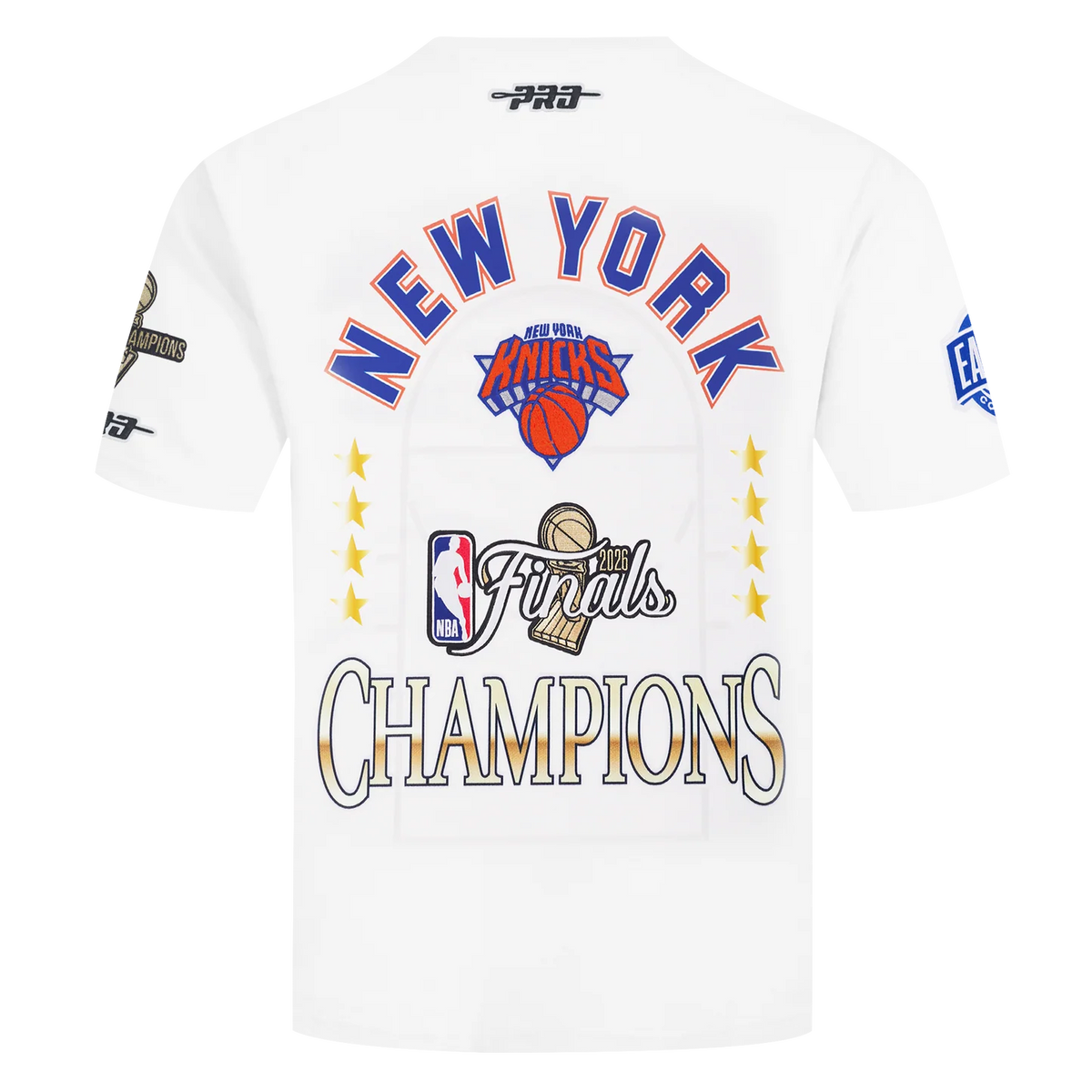 NEW YORK KNICKS 2026 NBA CHAMPIONSHIP MEN'S S/S TEE WHITE