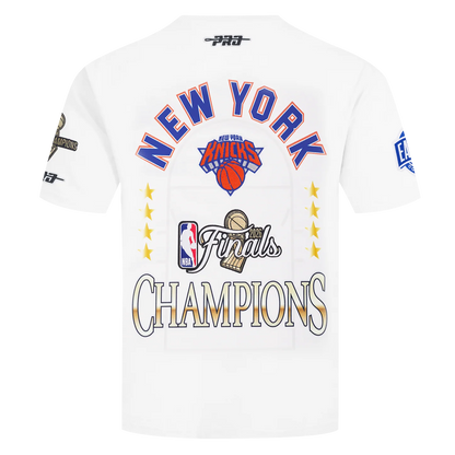 NEW YORK KNICKS 2026 NBA CHAMPIONSHIP MEN'S S/S TEE WHITE