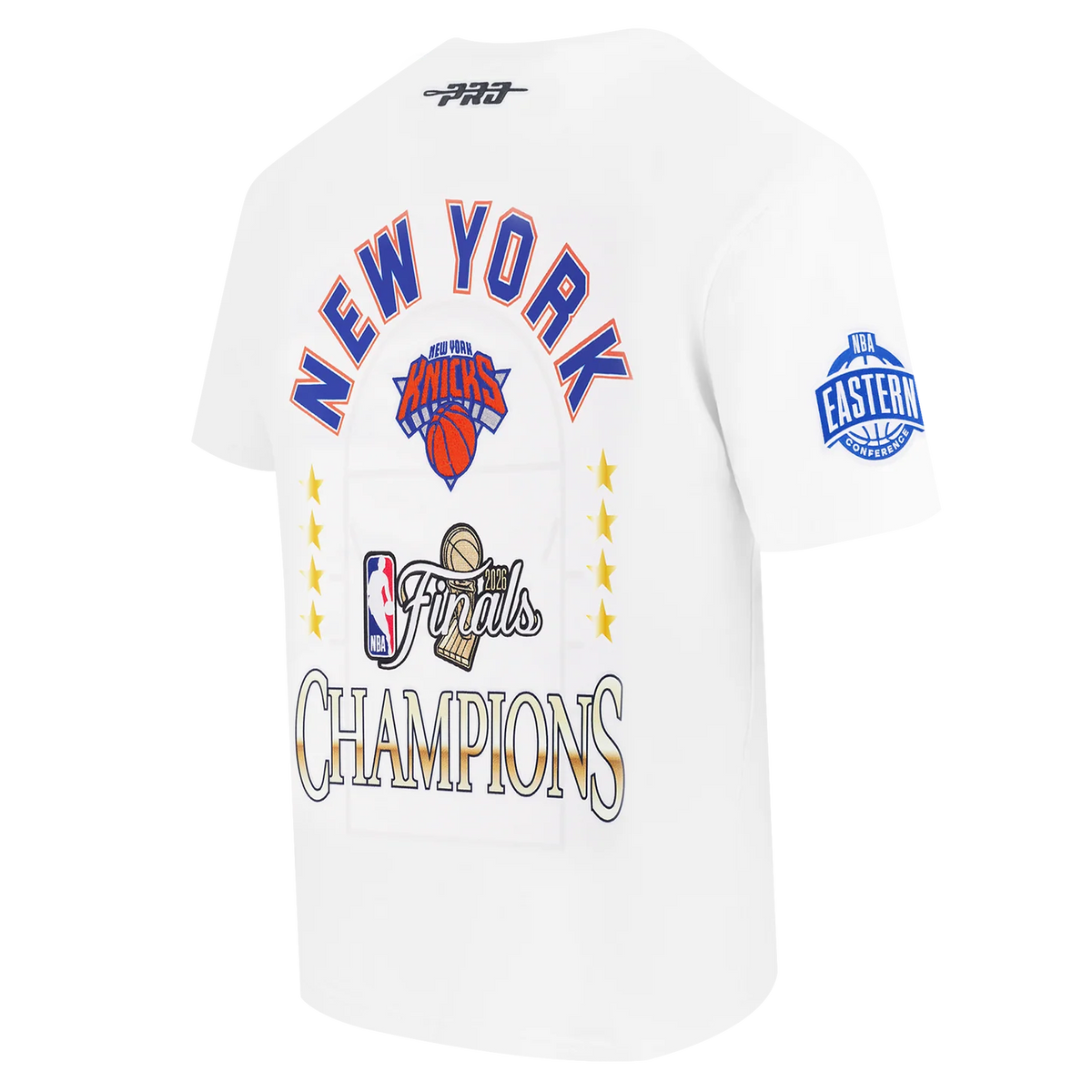 NEW YORK KNICKS 2026 NBA CHAMPIONSHIP MEN'S S/S TEE WHITE