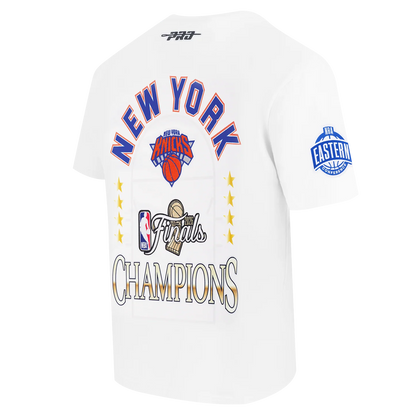 NEW YORK KNICKS 2026 NBA CHAMPIONSHIP MEN'S S/S TEE WHITE