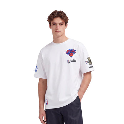 NEW YORK KNICKS 2026 NBA CHAMPIONSHIP MEN'S S/S TEE WHITE