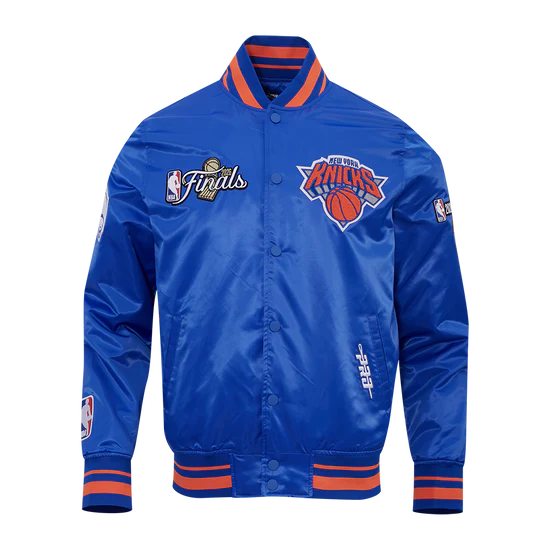 NEW YORK KNICKS 2026 NBA CHAMPIONSHIP MEN'S SATIN JACKET