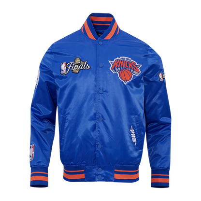 NEW YORK KNICKS 2026 NBA CHAMPIONSHIP MEN'S SATIN JACKET