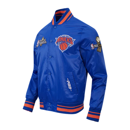 NEW YORK KNICKS 2026 NBA CHAMPIONSHIP MEN'S SATIN JACKET