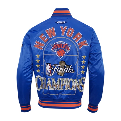 NEW YORK KNICKS 2026 NBA CHAMPIONSHIP MEN'S SATIN JACKET