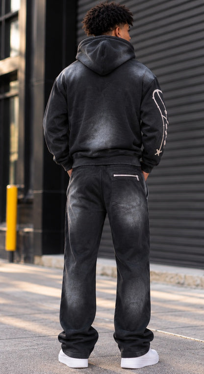 MEN'S HUDSON COLERE 1999 VINTAGE WASH ZIP-UP SWEATSUIT