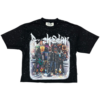 BKYS ROCK STAR CROPPED T-SHIRT BLACK