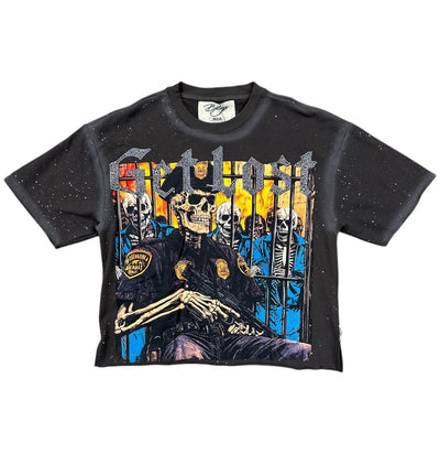 BKYS MENS GET LOST CROPPED T-SHIRT