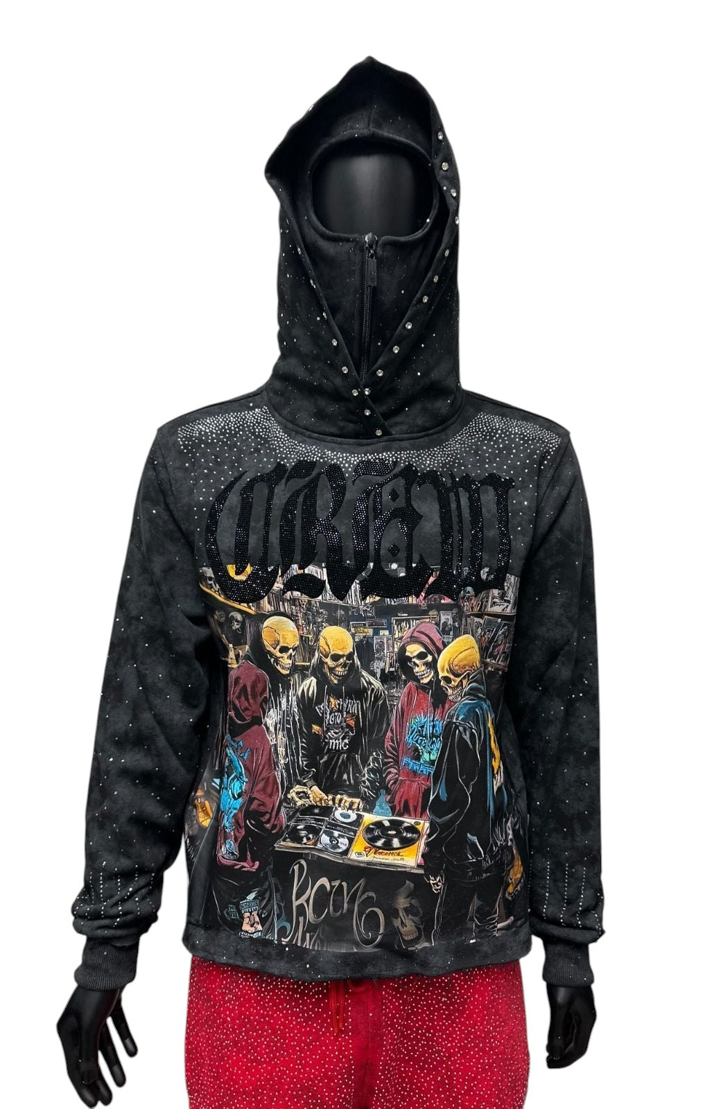 BKYS CREW MEN CROPPED HOODIE H1407