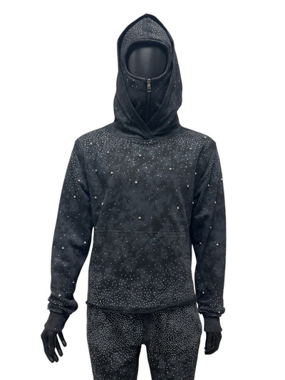 BKYS STONE RIVET OVERSIZED HOODIE