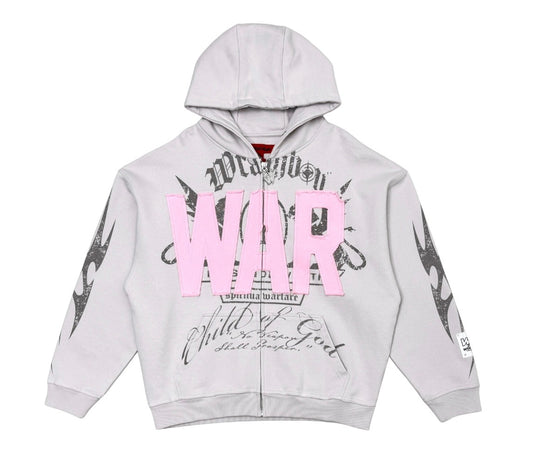 WRATHBOY MEN’S HARD TO KILL GRAPHIC ZIP-UP HOODIE