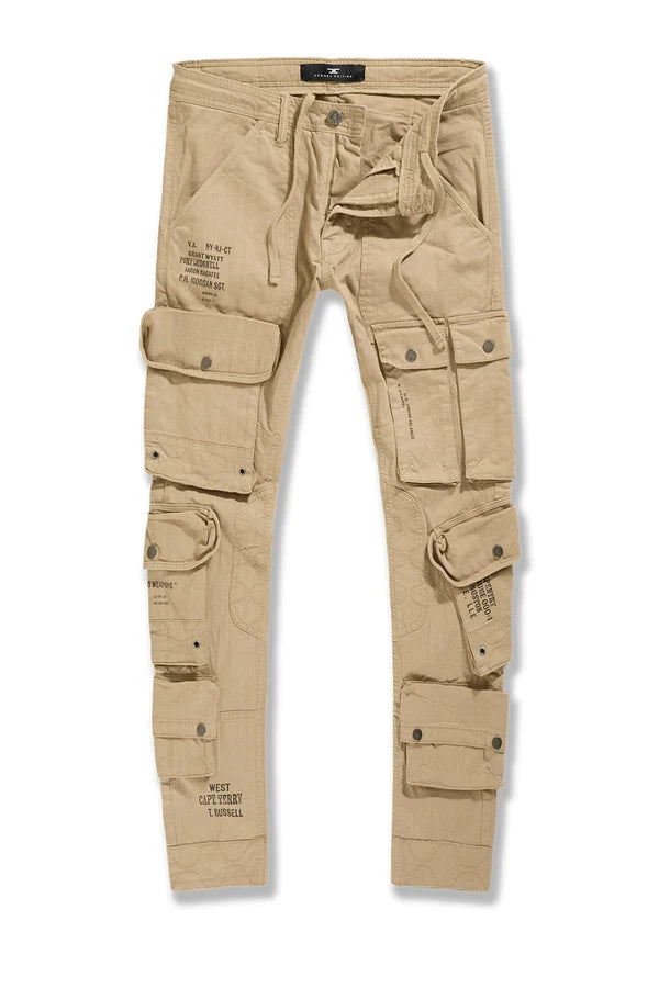 Slim Taper Fit - Defcon Cargo Pants (KHAKI) 5683M