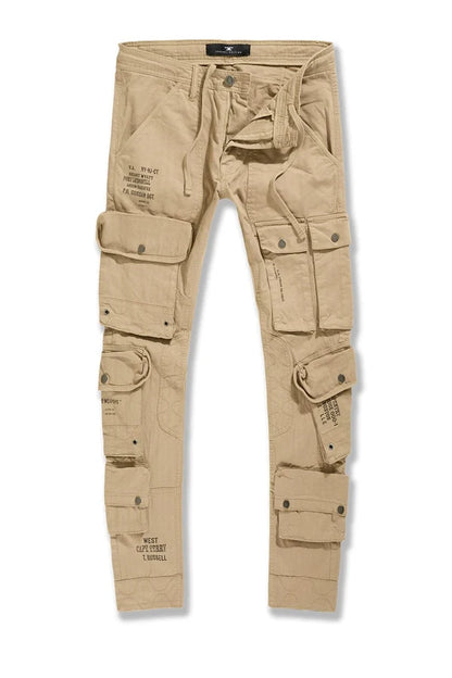 Slim Taper Fit - Defcon Cargo Pants (KHAKI) 5683M