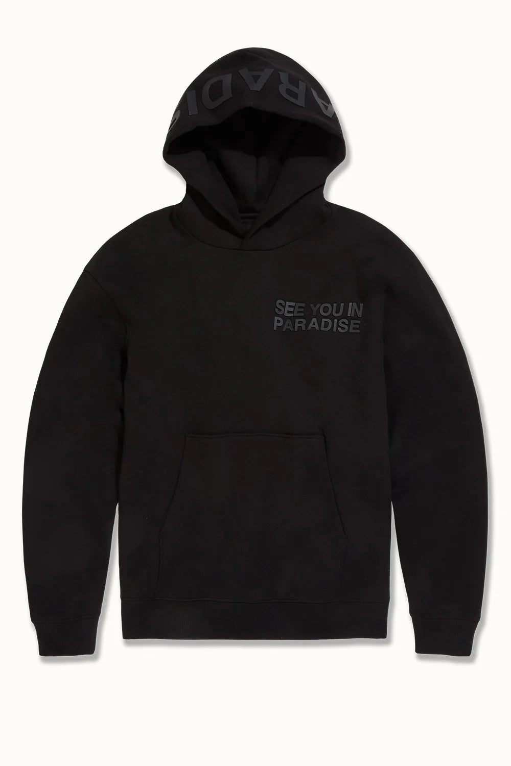 SYIP SWEATSUIT SET STACKED PANTS BLACK