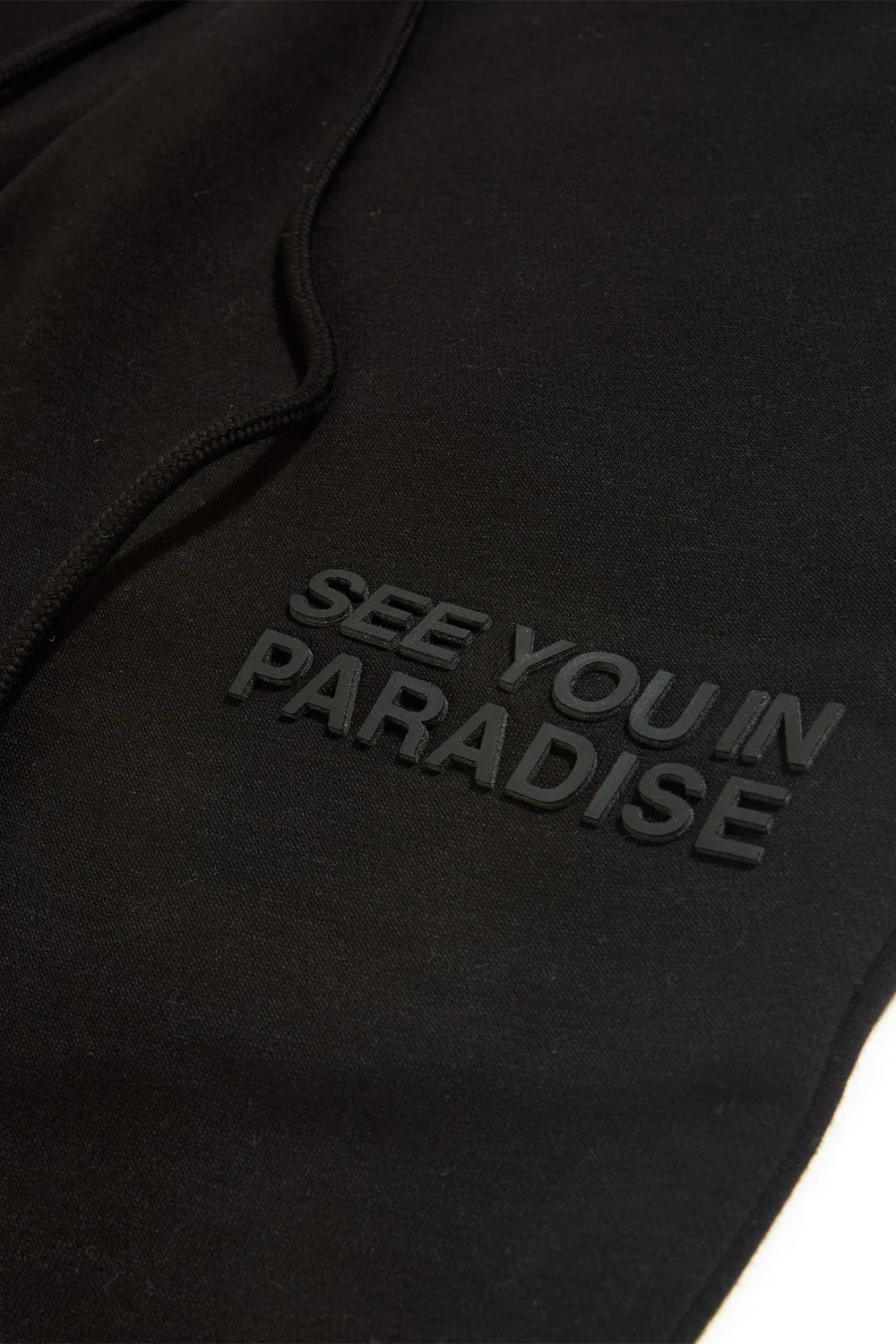 SYIP SWEATSUIT SET STACKED PANTS BLACK