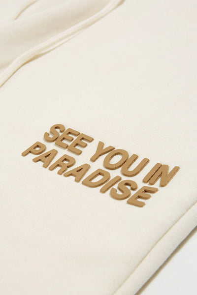 SYIP SWEATSUIT SET STACKED PANTS BONE