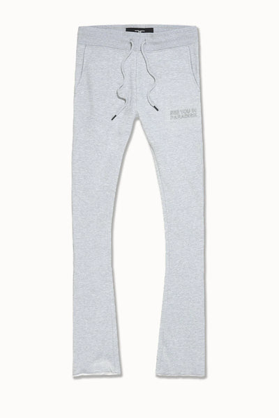 SYIP SWEATSUIT SET STACKED PANTS GREY