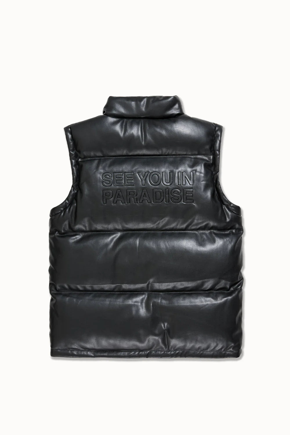 SEE YOU IN PARADISE PUFFY PU VEST 9382V