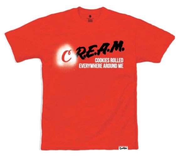 Cookies C.R.E.A.M T-Shirt Red