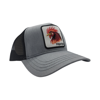 KBETHOS FIGHTER TRUCKER HAT GREY