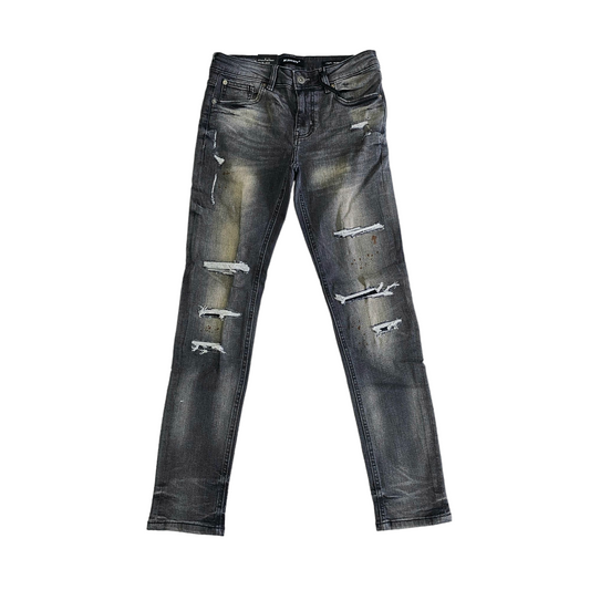 M. Society Men's Skinny Fit Jeans Dove 80323