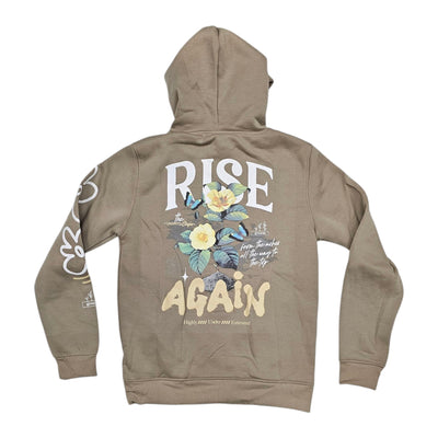 RISE AGAIN HOODIE TAUPE (SLIM SIZEN UP) UF4657