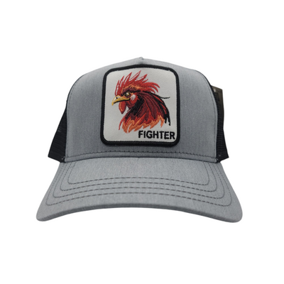 KBETHOS FIGHTER TRUCKER HAT GREY