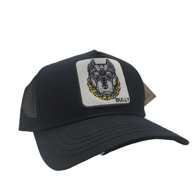 KBETHOS BULLY DOG TRUCKER HAT BLACK